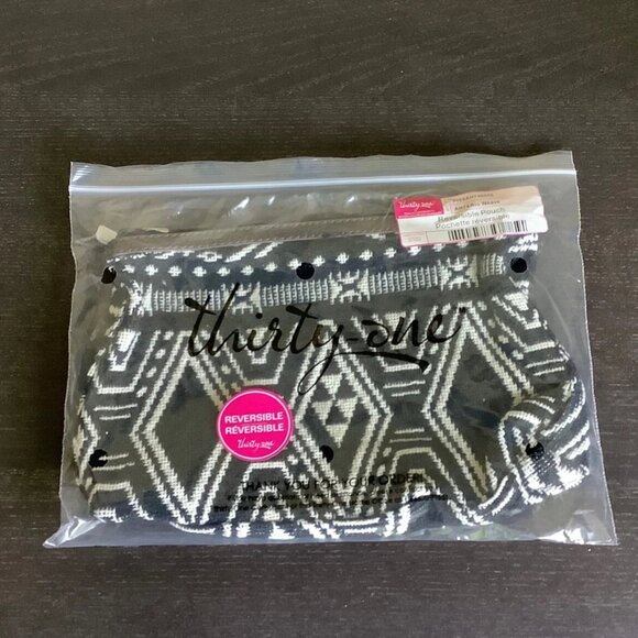 Thirty-One Reversible Pouch in Rio Weave - Picture 3 of 3